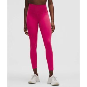 NWT lululemon Wunder Train High-Rise Tight 25" Raspberry Coulis Size 8